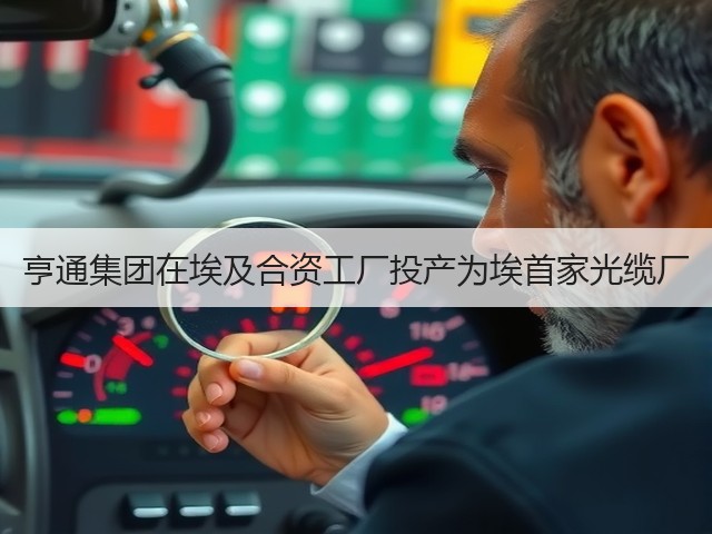 亨通集团在埃及合资工厂投产为埃首家光缆厂(图1)