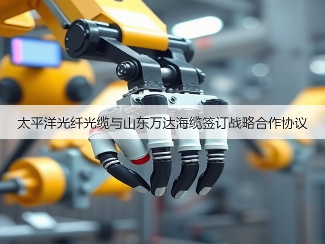 太平洋光纤光缆与山东万达海缆签订战略合作协议(图1)