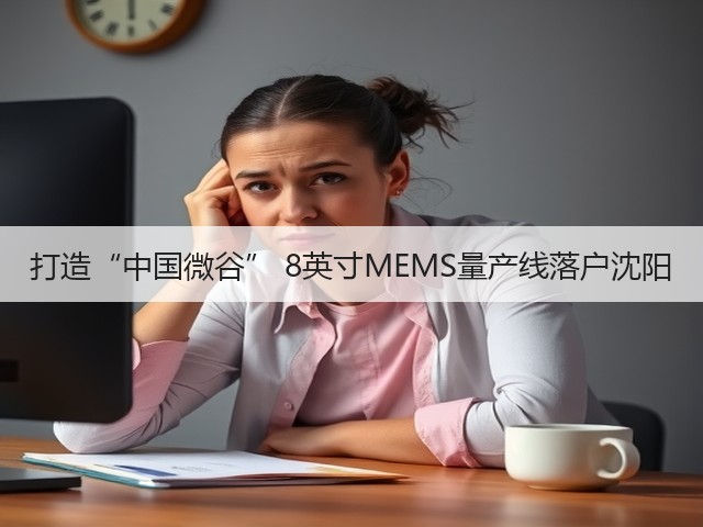 打造“中国微谷” 8英寸MEMS量产线落户沈阳(图1)
