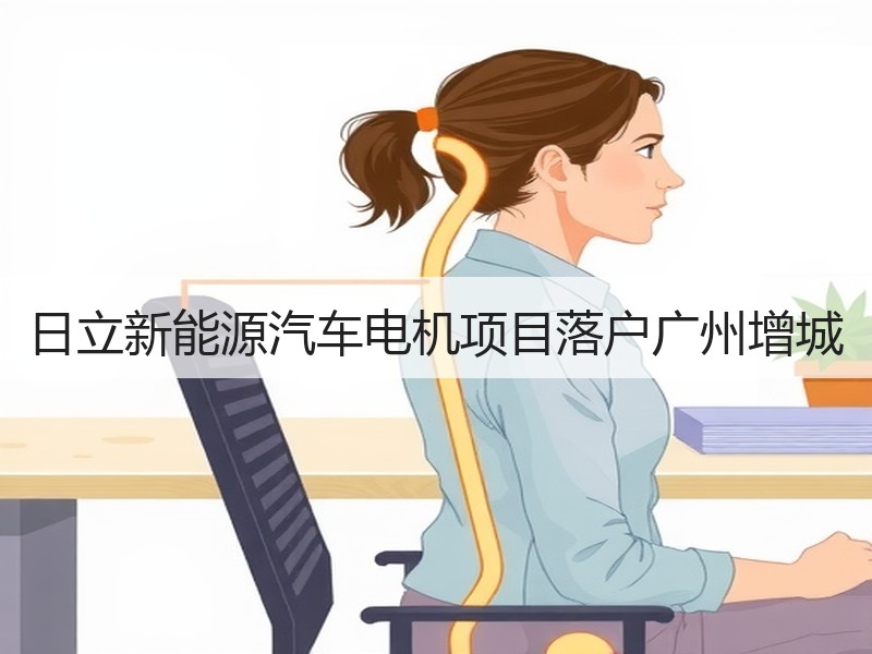 日立新能源汽车电机项目落户广州增城