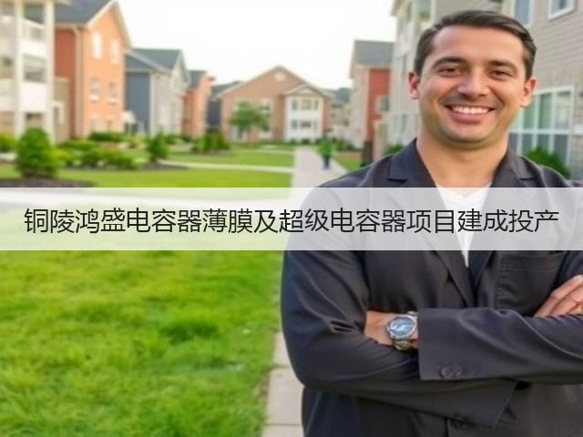 铜陵鸿盛电容器薄膜及超级电容器项目建成投产(图2)