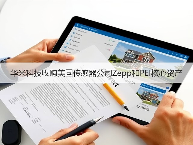 华米科技收购美国传感器公司Zepp和PEI核心资产(图2) 华米科技收购美国传感器公司Zepp和PEI核心资产(图2)