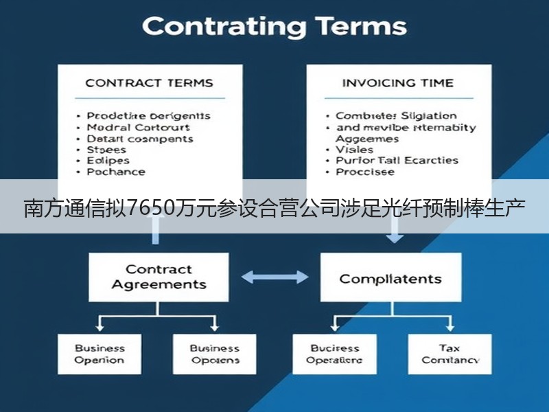 南方通信拟7650万元参设合营公司涉足光纤预制棒生产