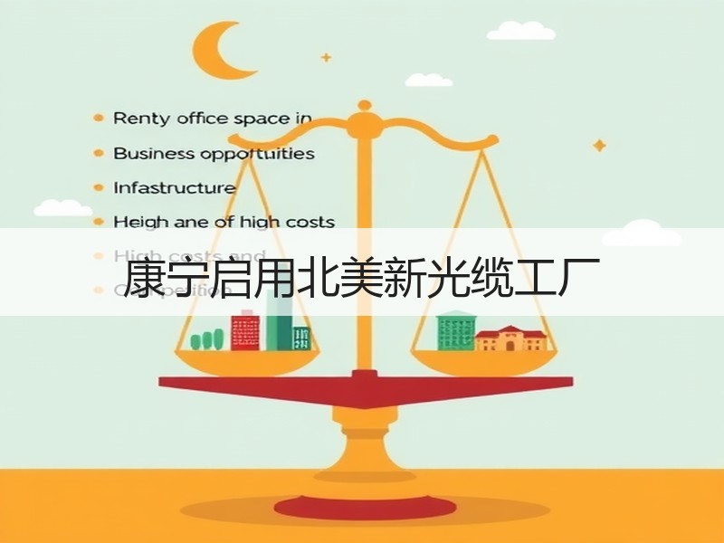 康宁启用北美新光缆工厂
