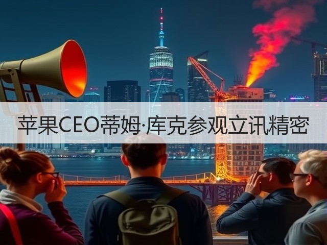 苹果CEO蒂姆·库克参观立讯精密(图1) 苹果CEO蒂姆·库克参观立讯精密(图1)