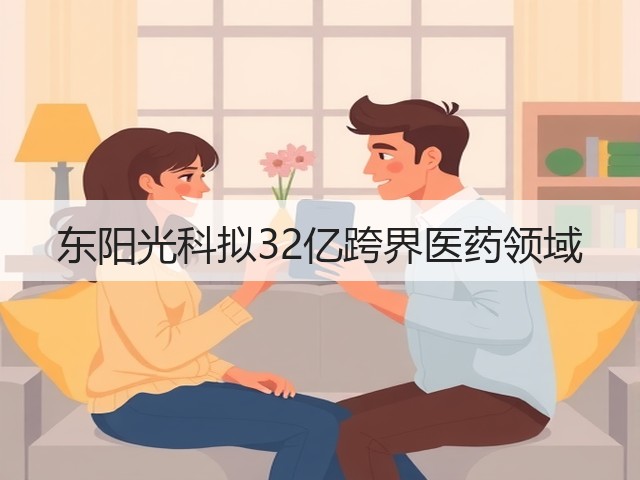 东阳光科拟32亿跨界医药领域(图1) 东阳光科拟32亿跨界医药领域(图1)
