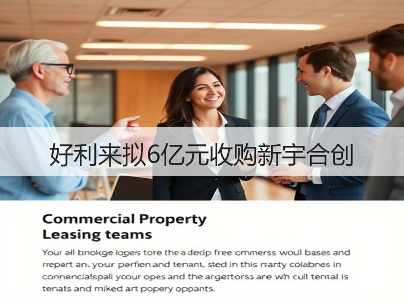 好利来拟6亿元收购新宇合创