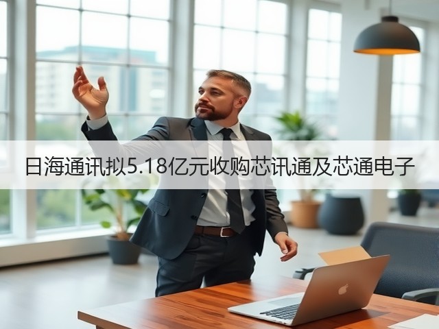 日海通讯拟5.18亿元收购芯讯通及芯通电子(图2)