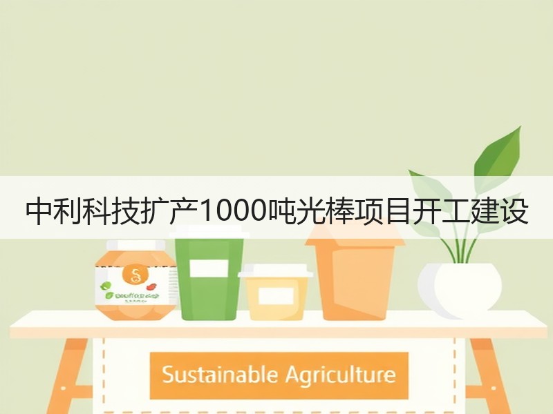中利科技扩产1000吨光棒项目开工建设