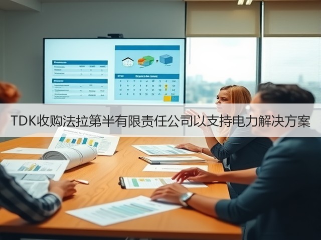 TDK收购法拉第半有限责任公司以支持电力解决方案(图2) TDK收购法拉第半有限责任公司以支持电力解决方案(图2)