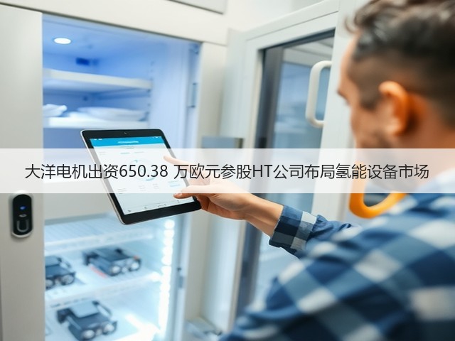大洋电机出资650.38 万欧元参股HT公司布局氢能设备市场(图1) 大洋电机出资650.38 万欧元参股HT公司布局氢能设备市场(图1)
