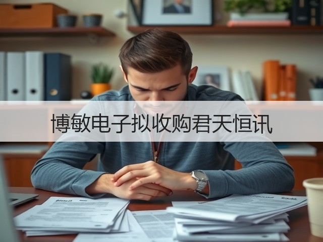 博敏电子拟收购君天恒讯(图1) 博敏电子拟收购君天恒讯(图1)