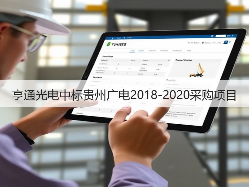 亨通光电中标贵州广电2018-2020采购项目