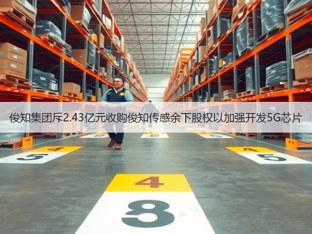 俊知集团斥2.43亿元收购俊知传感余下股权以加强开发5G芯片(图1) 俊知集团斥2.43亿元收购俊知传感余下股权以加强开发5G芯片(图1)