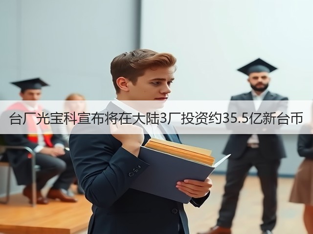台厂光宝科宣布将在大陆3厂投资约35.5亿新台币(图3) 台厂光宝科宣布将在大陆3厂投资约35.5亿新台币(图3)