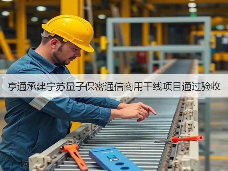 亨通承建宁苏量子保密通信商用干线项目通过验收