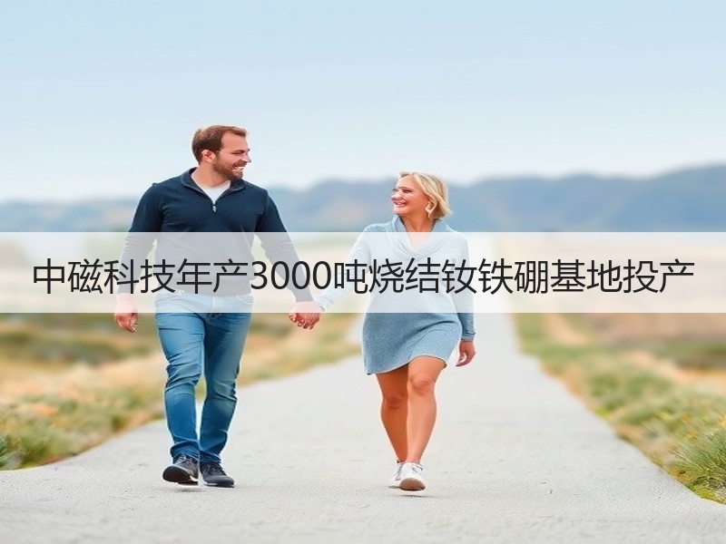 中磁科技年产3000吨烧结钕铁硼基地投产