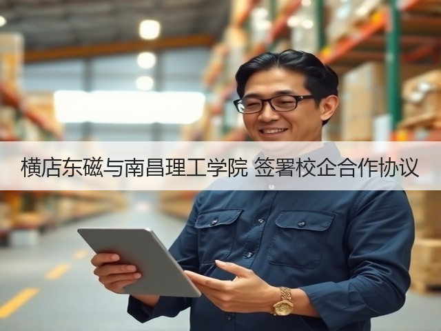 横店东磁与南昌理工学院 签署校企合作协议(图3) 横店东磁与南昌理工学院 签署校企合作协议(图3)