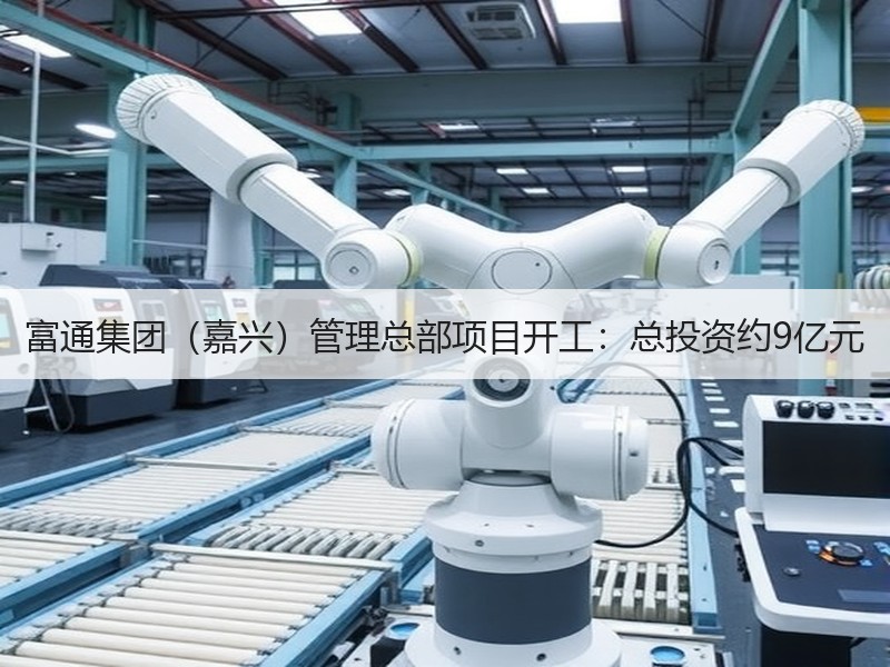 富通集团（嘉兴）管理总部项目开工：总投资约9亿元