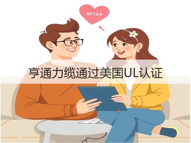 亨通力缆通过美国UL认证(图2) 亨通力缆通过美国UL认证(图2)