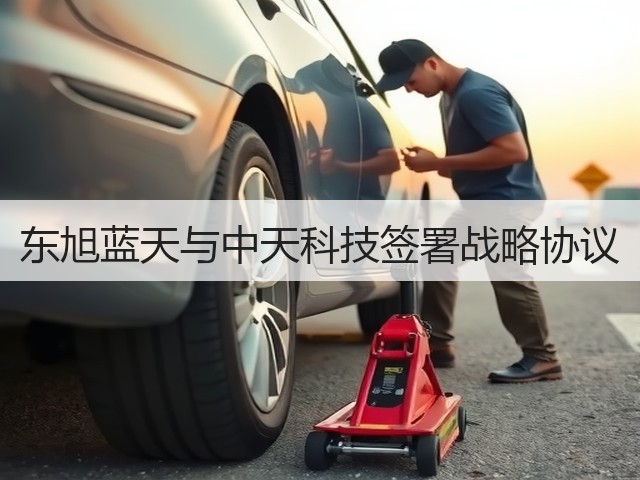 东旭蓝天与中天科技签署战略协议(图2)