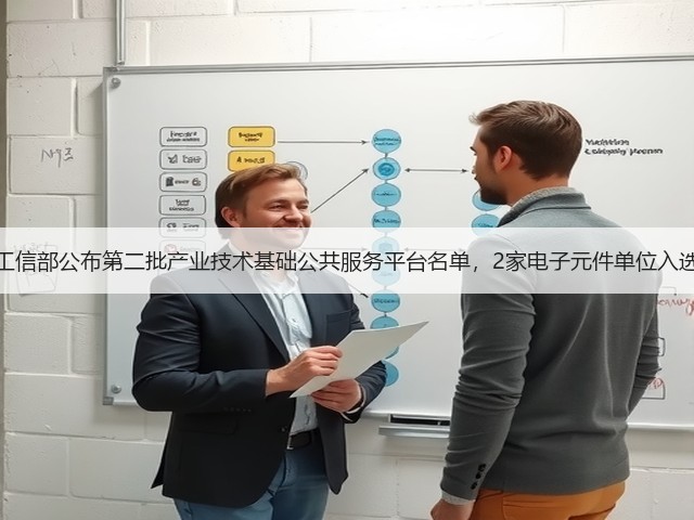 工信部公布第二批产业技术基础公共服务平台名单，2家电子元件单位入选(图2)