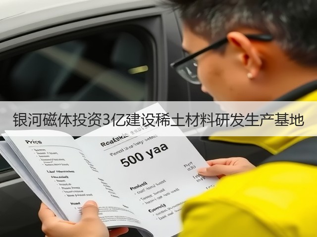 银河磁体投资3亿建设稀土材料研发生产基地(图3) 银河磁体投资3亿建设稀土材料研发生产基地(图3)