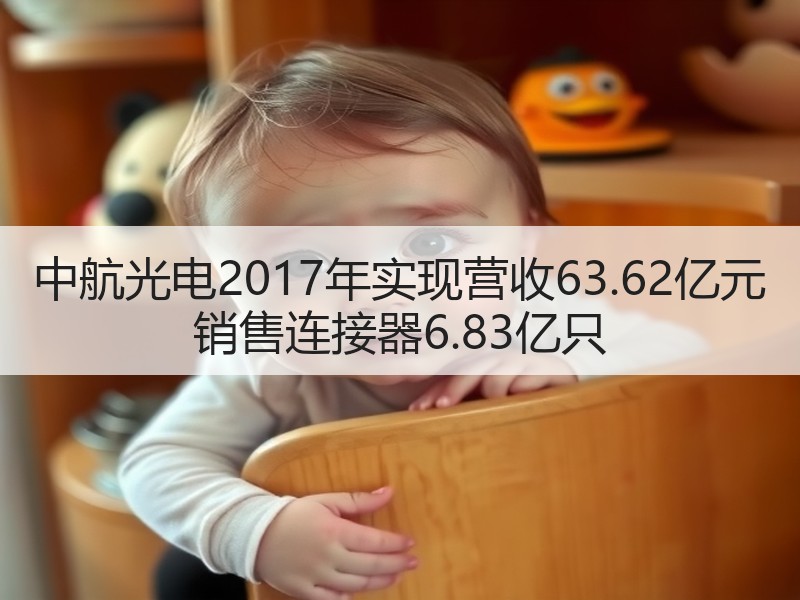 中航光电2017年实现营收63.62亿元 销售连接器6.83亿只