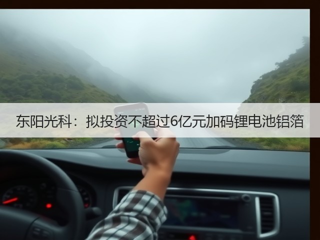 东阳光科:拟投资不超过6亿元加码锂电池铝箔(图3) 东阳光科:拟投资不超过6亿元加码锂电池铝箔(图3)