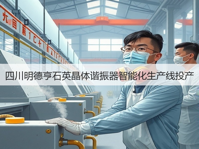 四川明德亨石英晶体谐振器智能化生产线投产