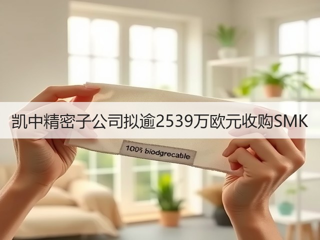凯中精密子公司拟逾2539万欧元收购SMK(图1) 凯中精密子公司拟逾2539万欧元收购SMK(图1)
