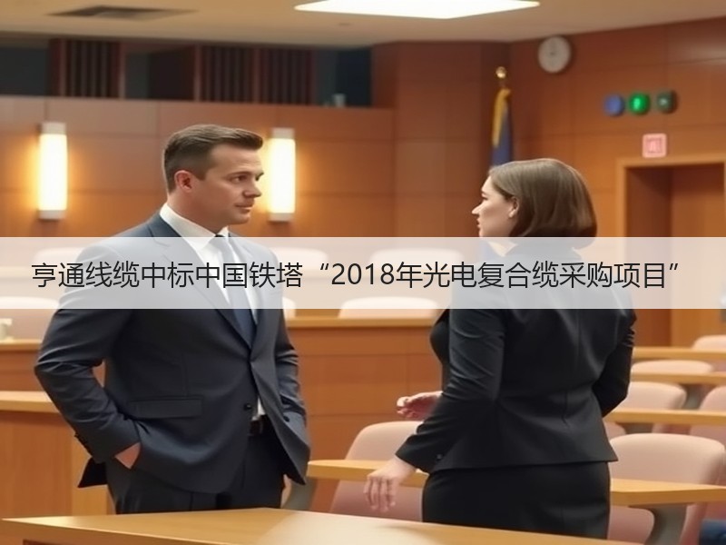 亨通线缆中标中国铁塔“2018年光电复合缆采购项目”