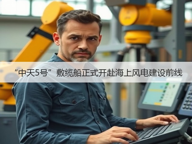“中天5号”敷缆船正式开赴海上风电建设前线(图2)