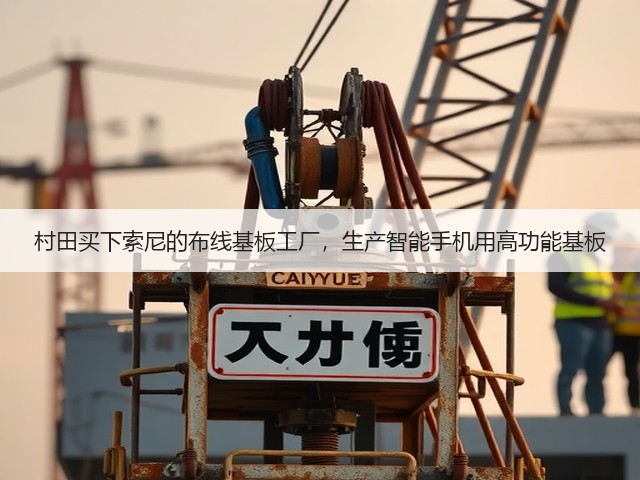 村田买下索尼的布线基板工厂，生产智能手机用高功能基板(图3)