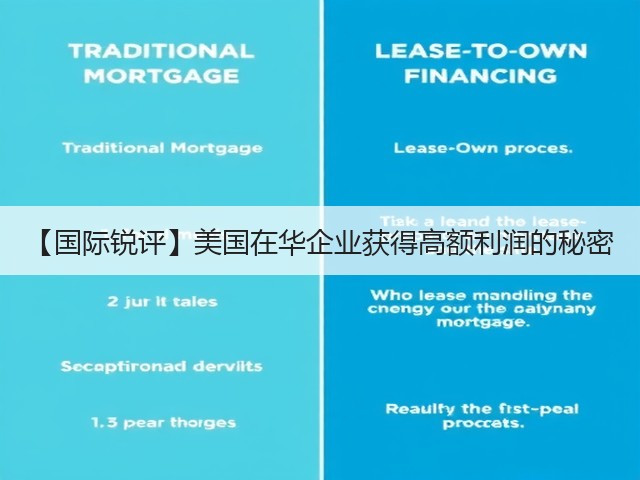 【国际锐评】美国在华企业获得高额利润的秘密(图2) 【国际锐评】美国在华企业获得高额利润的秘密(图2)
