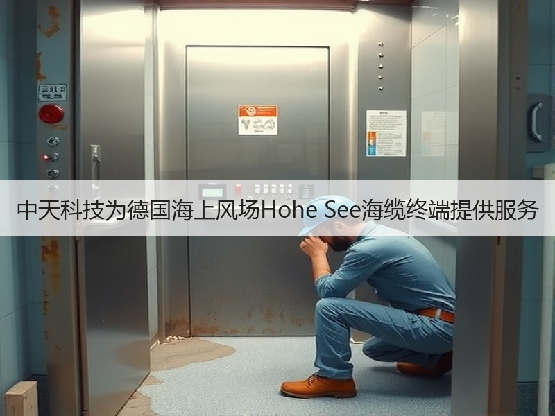 中天科技为德国海上风场Hohe See海缆终端提供服务