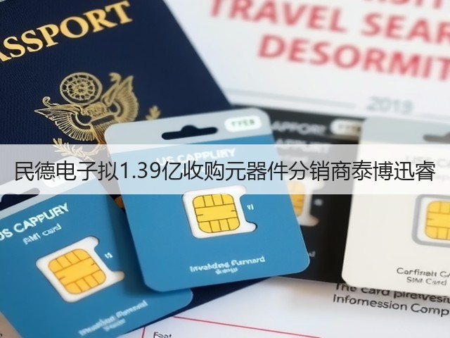 民德电子拟1.39亿收购元器件分销商泰博迅睿(图3)