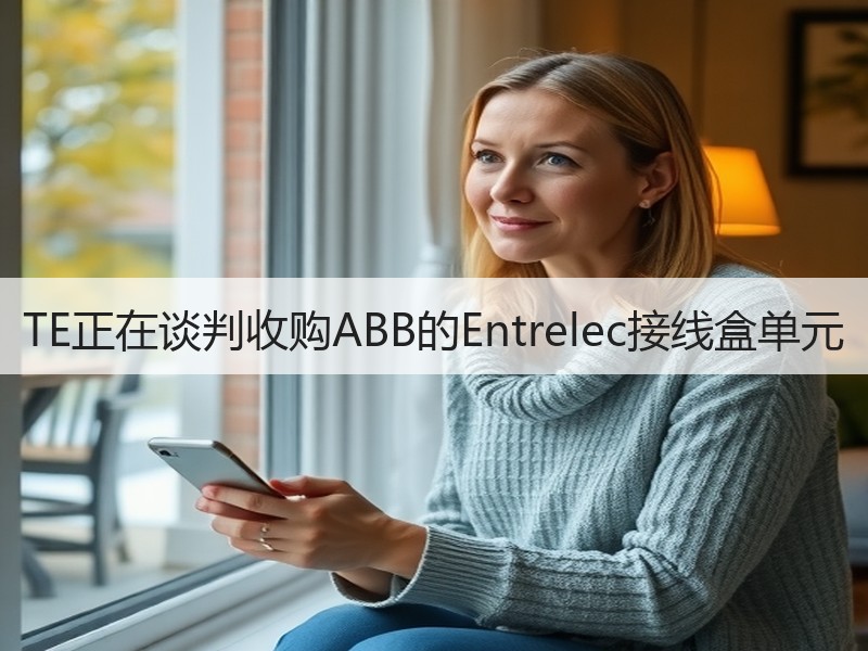 TE正在谈判收购ABB的Entrelec接线盒单元