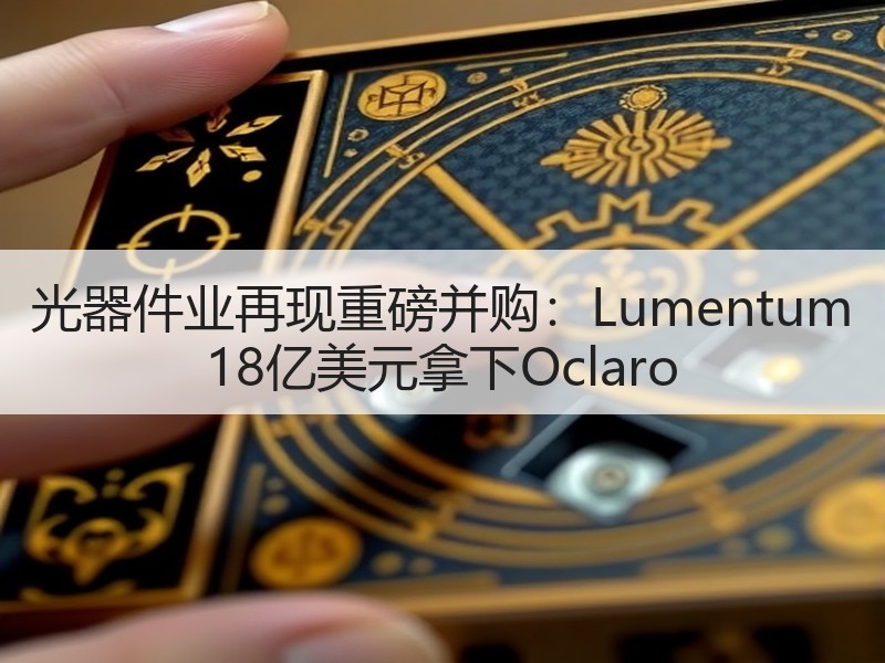 光器件业再现重磅并购：Lumentum 18亿美元拿下Oclaro