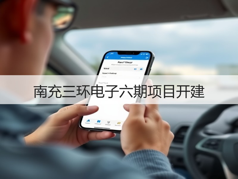 南充三环电子六期项目开建
