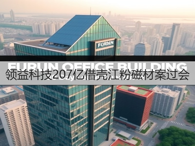 领益科技207亿借壳江粉磁材案过会
