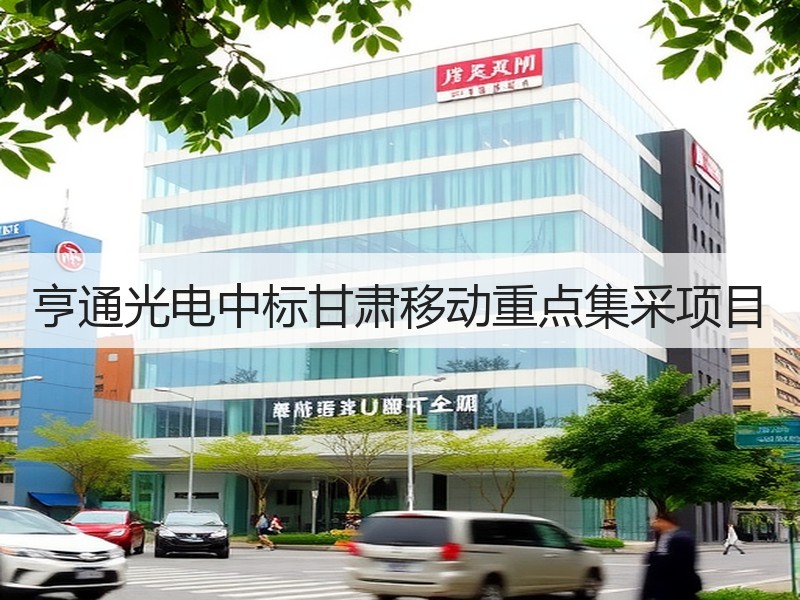 亨通光电中标甘肃移动重点集采项目