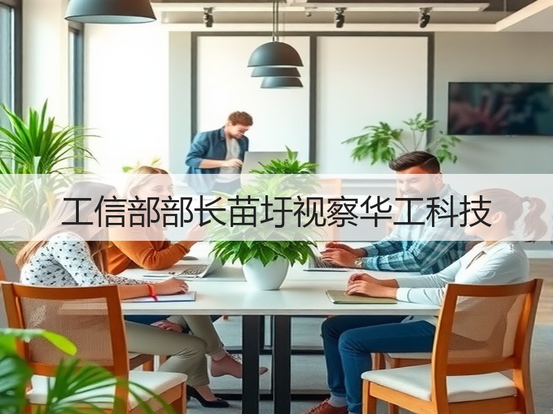 工信部部长苗圩视察华工科技