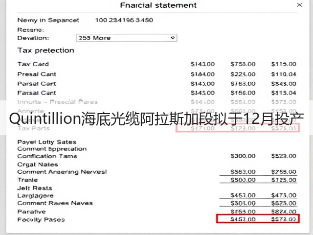 Quintillion海底光缆阿拉斯加段拟于12月投产(图2) Quintillion海底光缆阿拉斯加段拟于12月投产(图2)