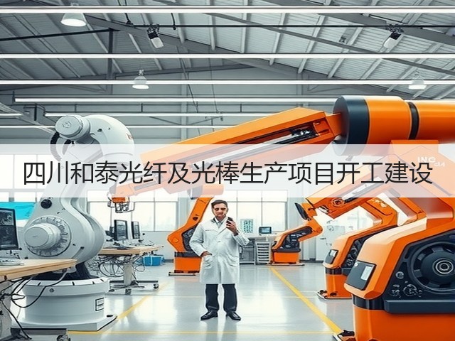 四川和泰光纤及光棒生产项目开工建设(图1) 四川和泰光纤及光棒生产项目开工建设(图1)