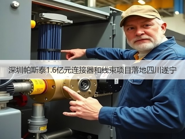深圳帕斯泰1.6亿元连接器和线束项目落地四川遂宁(图1)