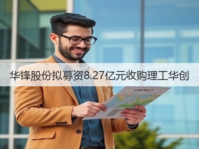 华锋股份拟募资8.27亿元收购理工华创(图3)