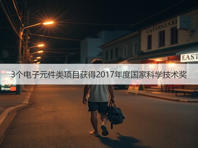 3个电子元件类项目获得2017年度国家科学技术奖(图3) 3个电子元件类项目获得2017年度国家科学技术奖(图3)
