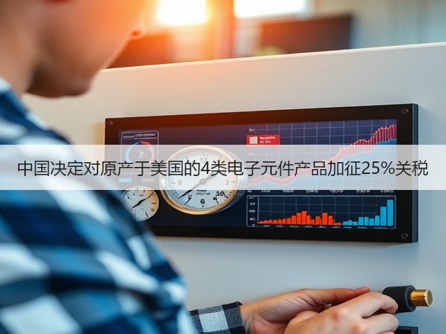 中国决定对原产于美国的4类电子元件产品加征25%关税(图1)