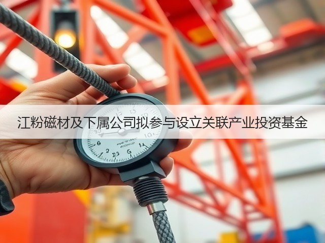 江粉磁材及下属公司拟参与设立关联产业投资基金(图1)